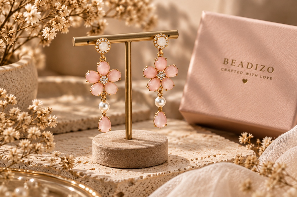 Petal Drop Pearls & Gold Accents